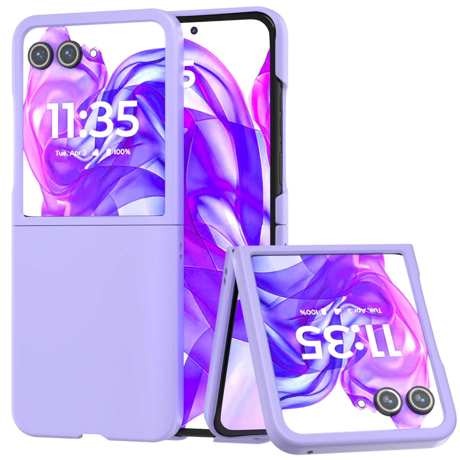Luxurious Skin Feel Case with Hinge Protection and Anti-Scratch Lightweight Design