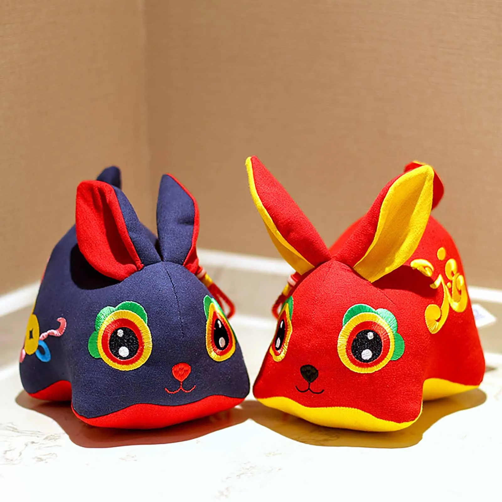 

2023 Year of the Rabbit Cartoon Rabbit Plush Toys Kids Toys Doll Gift Souvenir Small Pendant Decoration