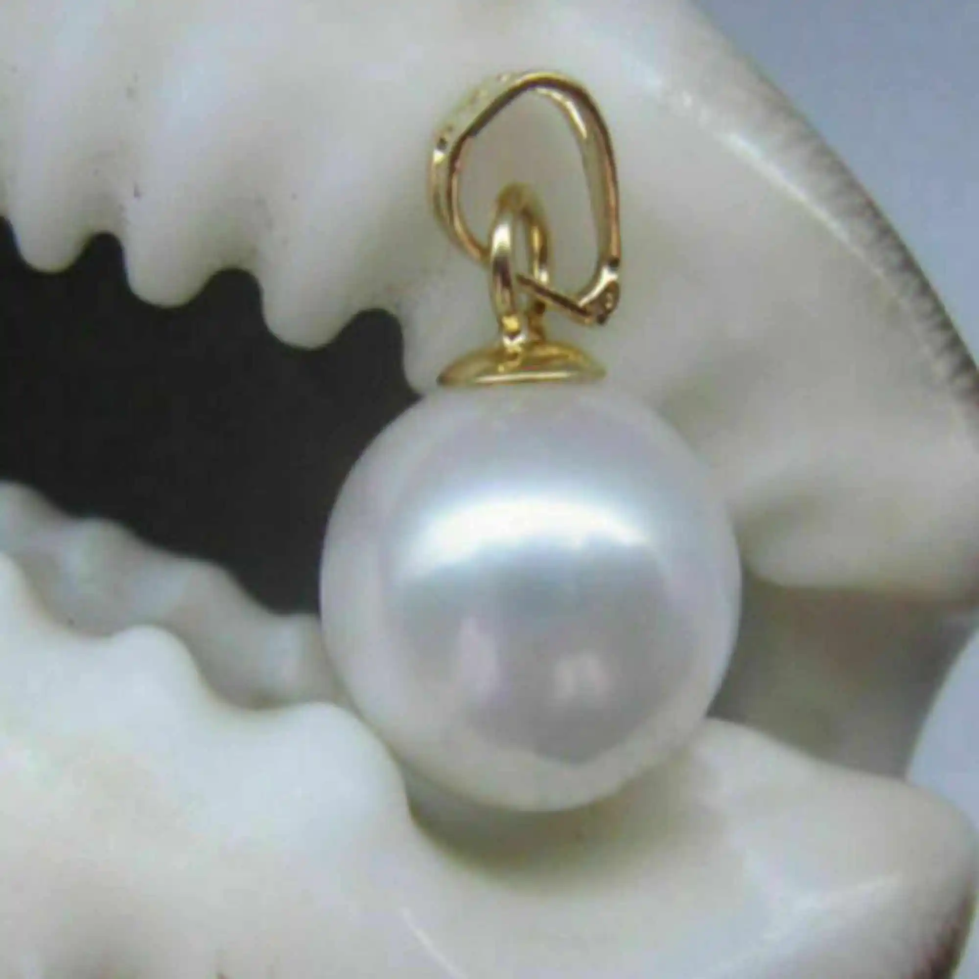 9-10mm Natural White round baroque pearl 925 silver necklace Crystal Dragon Craft Gifts Chakra Unisex Steel Gift Amulet New