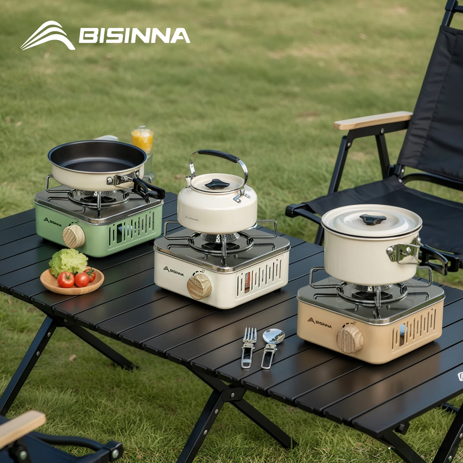 BISINNA Camping Gas Stove 2800W High Firepower Portable
