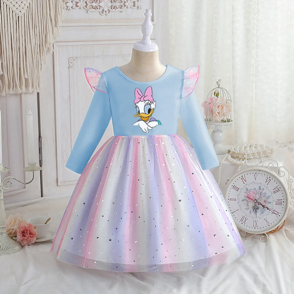 Rainbow Minnie Princess Dress 4