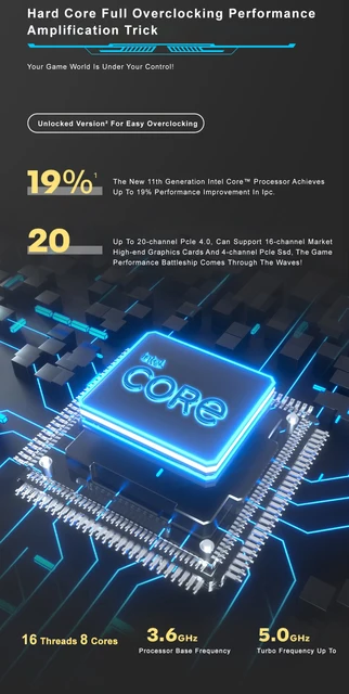 Intel Core I7 11700f Processor  11th Gen Intel Core I7 11700f - Core I7- 11700k New - Aliexpress