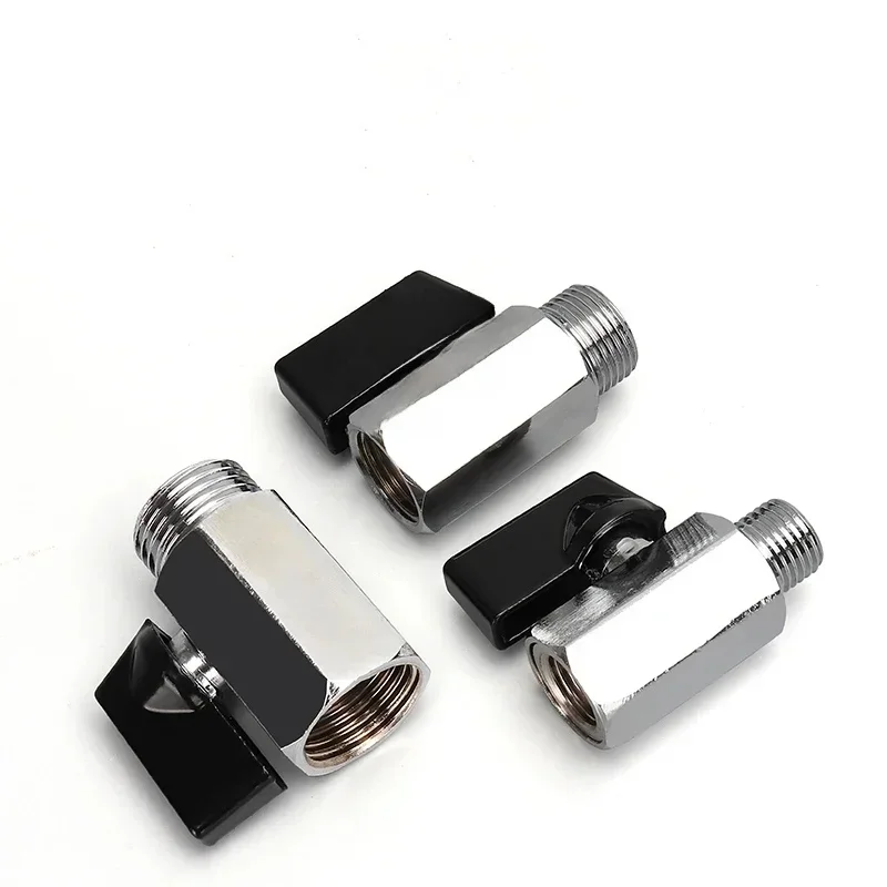 Brass Ball Valve Threaded Mini Brass Ball Valve BSP Male To Female Air Compressor Water Gas Oil Shut Off Valve