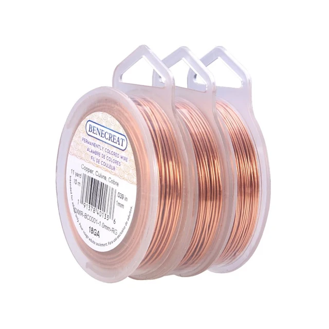 Rolled Copper Wire Supply Jewelry Making St Cord 10m - 0.5MM