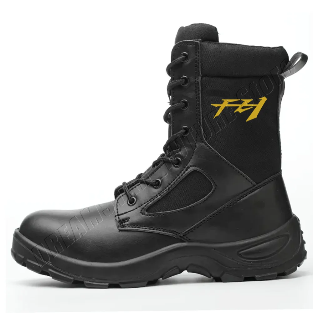 

For FZ1 FZ1 2022 2023 2024 Motorcycle military boots stab proof and anti smashing desert combat adventure shoes