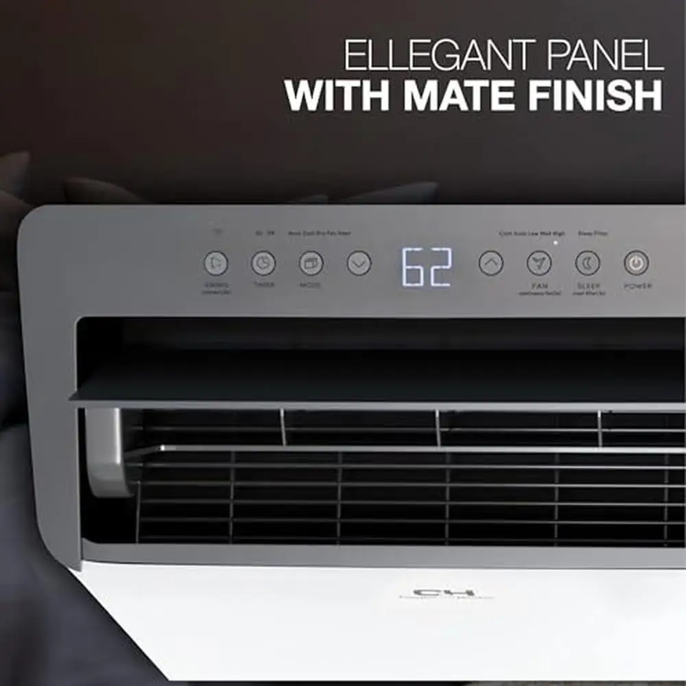 Portable Air Conditioner Heater 14000 BTU Inverter Dual Hose Dehumidifier Fan Compact Design Efficient Cooling & Heating 2