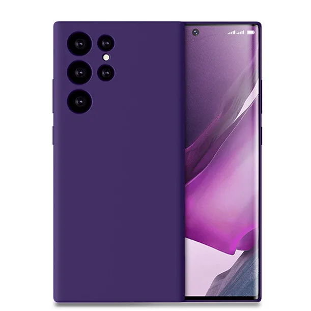 thumbnail image 1 of Square Liquid Silicone Case For Samsung Galaxy S24 S23 A73 A53 A33 A23 A13 A52 A72 A42 A71 A51 A21S Luxury Shockproof Soft Cover, 1 of 5