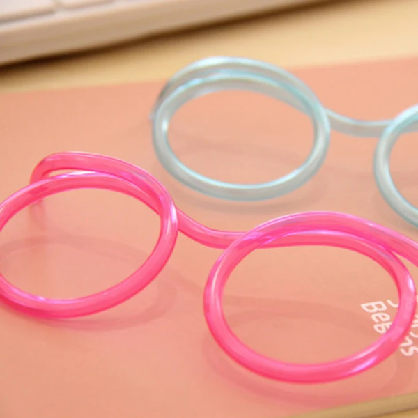 Soft Novelty Juice Kids Straw Glasses Long Tube Fun Drinking Straw for Children Birthday Party Decorations Juice Straws