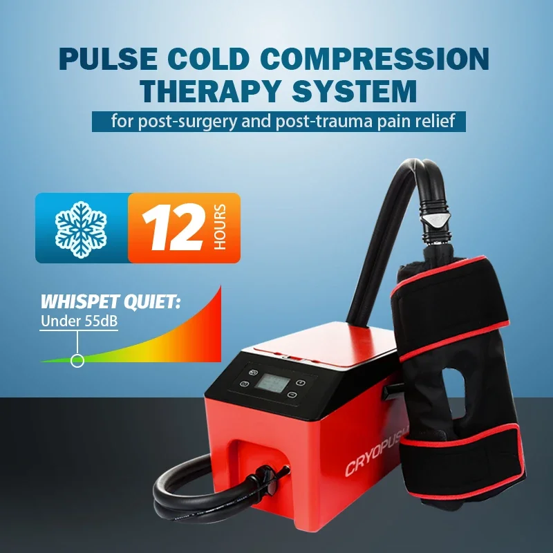 CRYOPUSH knee cryo recovery ice cold compression therapy physical therapy system machine