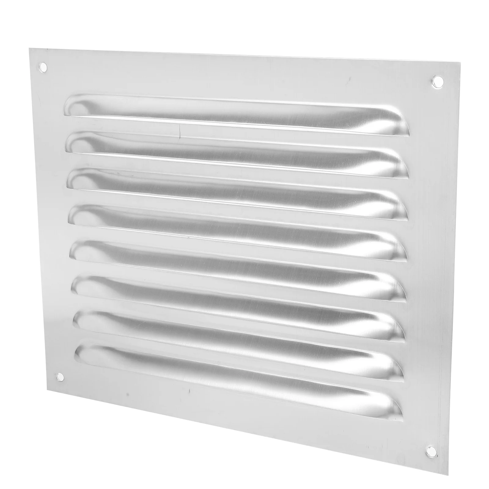 

Ventilation Grille Cover Louvered Air Outlet Return Stainless Steel for Home Metal