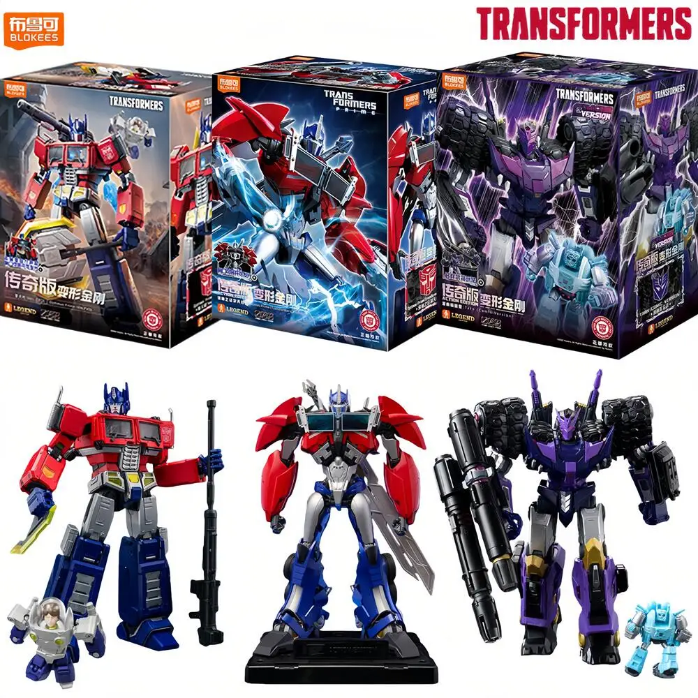BLOKEES Transformers Legendary Edition Ver.EVO Optimus Prime Tarn Actionfigur, IDW Transformation, Sammlerstück, Modellspielzeug, Geschenk