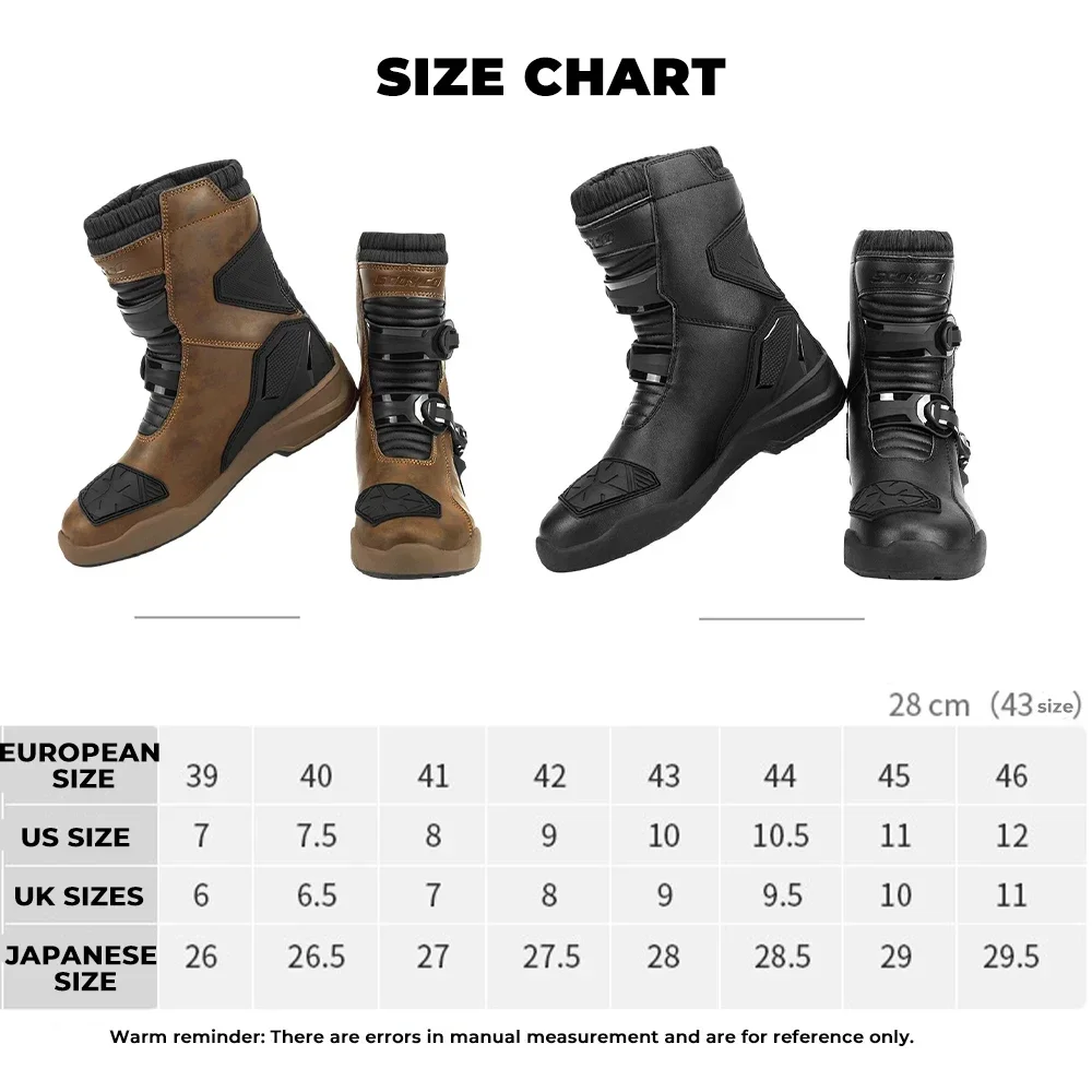 Motorcycle Riding Men Boots Waterproof Motocross Cycling Off-Road Racing Anti-drop Breathable Equipment