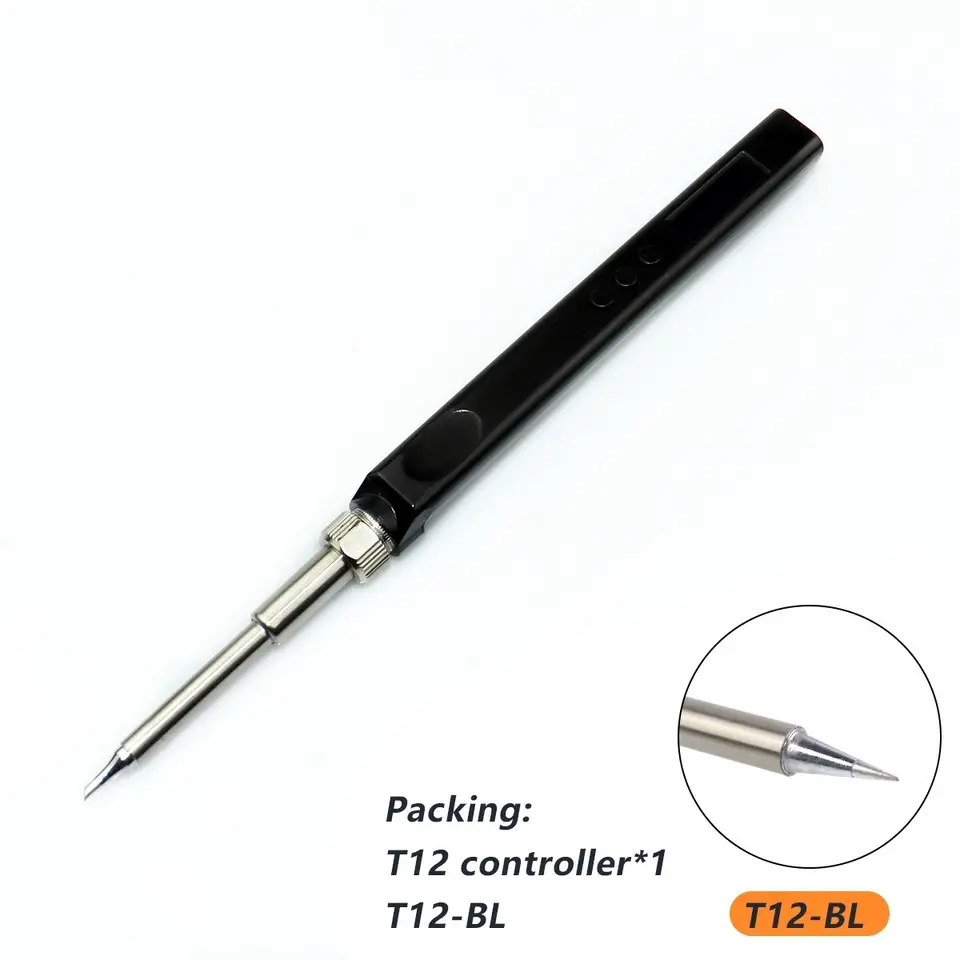 JV100 T12 OLED Mini Electric Soldering Iron Kit PD USB-C Repair Tool Adjustable Temp Portable Solder Welding Station Heat Pencil image 25