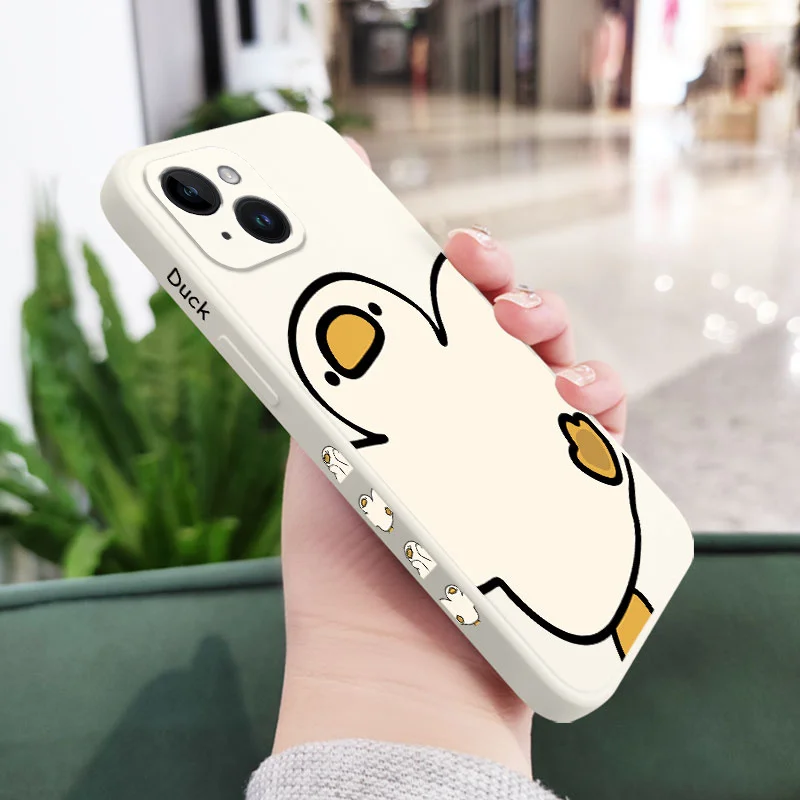 Charming Duck Silicone Phone Case Cover