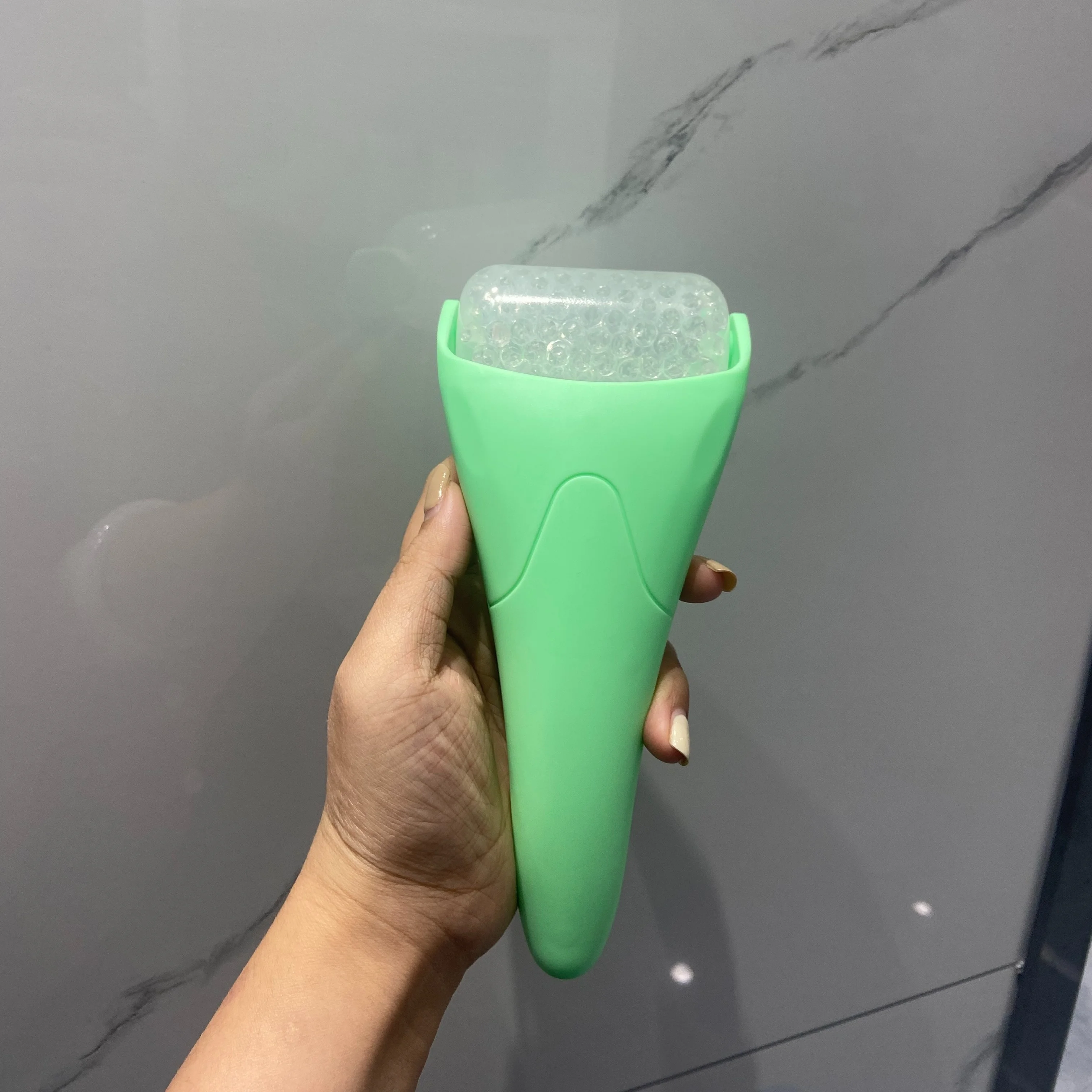Enhanced Facial Cooling Beauty Tool - Large Ice Roller & Handheld Massager for Skincare Routine & At-Home Spa