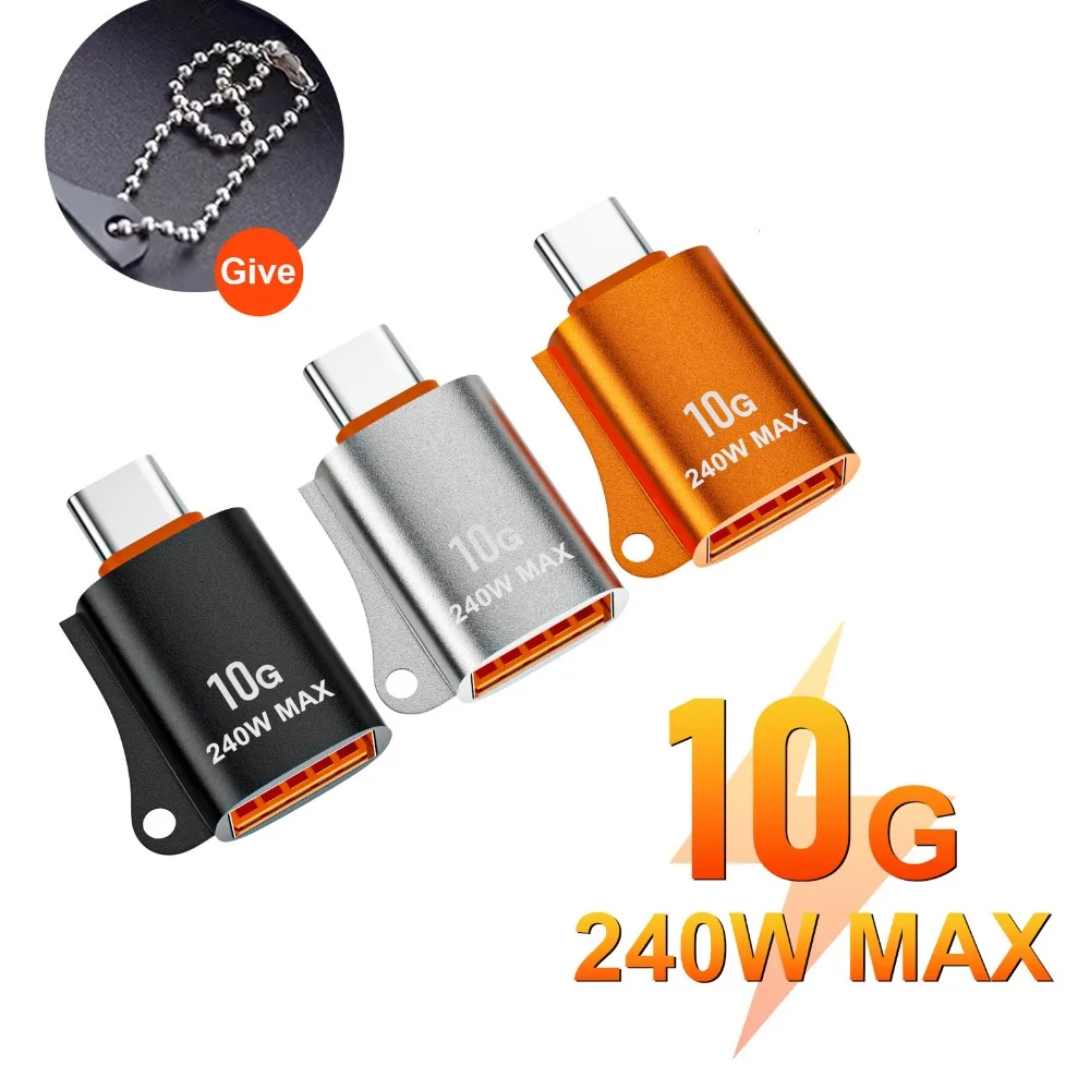 6A USB 3.0 To Type-C Data Adapter Type C OTG USB C Male To Female Converter For Xiaomi Samsung S20 OTG Connector
