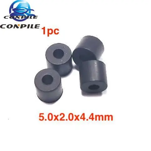 1Pc 5.0X2.0X4.4Mm Per Panasonic Rq-Sx Dual-Belt Walkman Cassette Deck Nastro Pressione Puleggia Ruota Anello Di Gomma Pelle