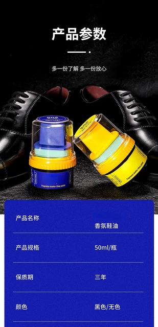 Leather Cleaner Leather Repair and Maintenance Oil Colorless Shoe Polish  Brush Shoe Wax Advanced Care Agent