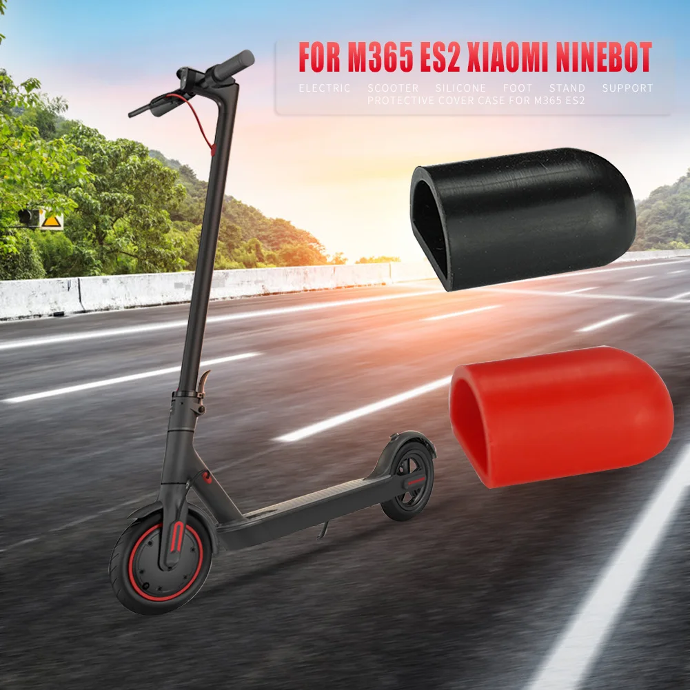 2pcs M365 ES2 Electric Scooter Silicone Foot Stand Support Protective Cover Case
