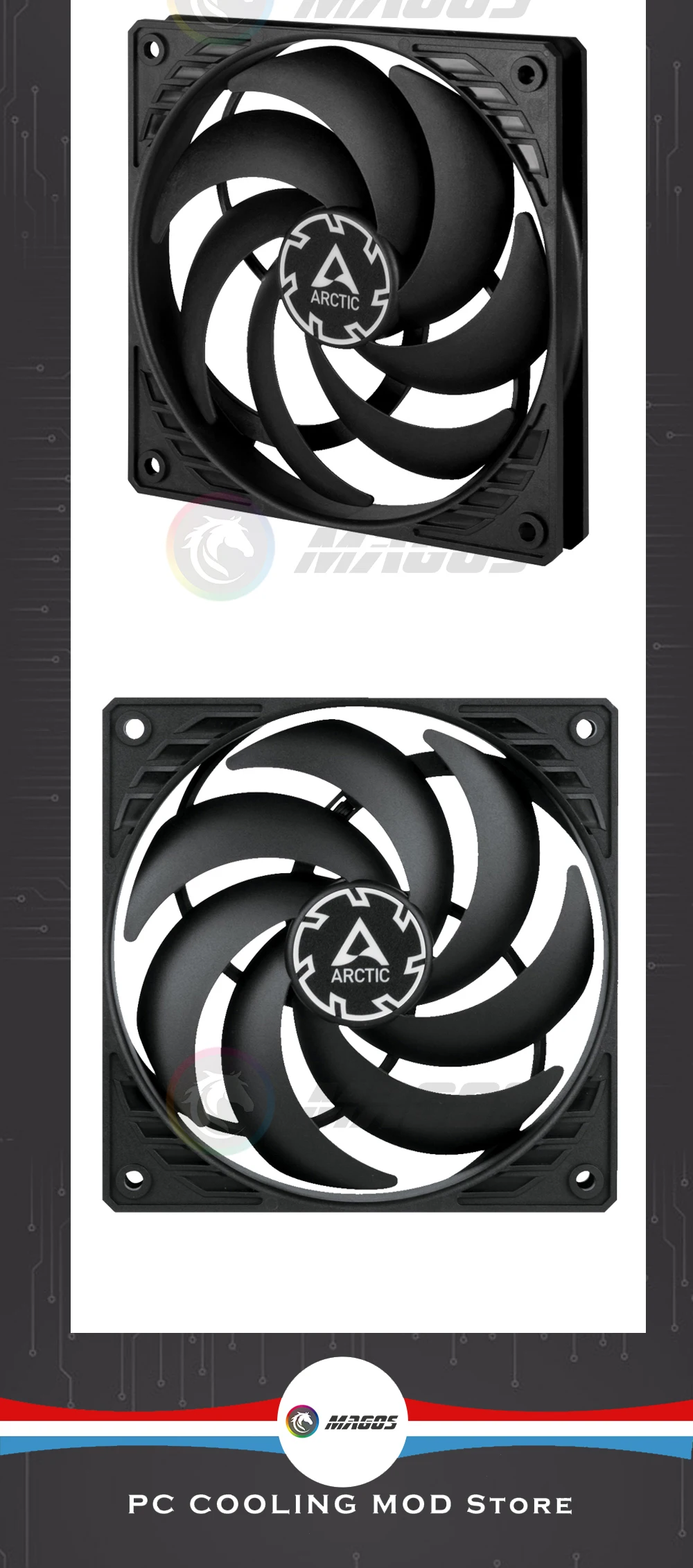  ARCTIC P12 Slim PWM PST (3 Pack) - 120 mm Case Fan with PWM  Sharing Technology (PST), Pressure-optimised, Quiet Motor, Computer, Extra  Slim, 300-2100 RPM - Black : Automotive