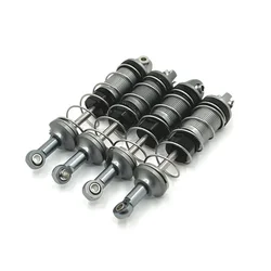 Mjx 1/16 RC Car Metal Upgrade Front and Rear Shock Absorbers (Light Grey)