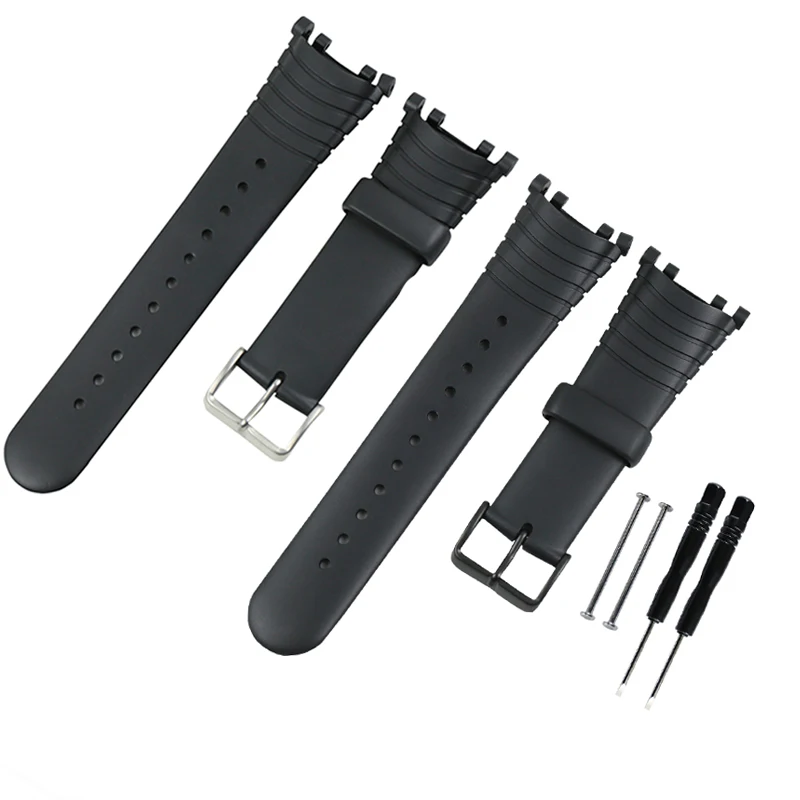 Pulseira de Borracha para Pulseira Masculina Pulseira de Relógio Impermeável Ferramenta de Fivela Adequado para Suunto Vector Esportes ao ar Livre