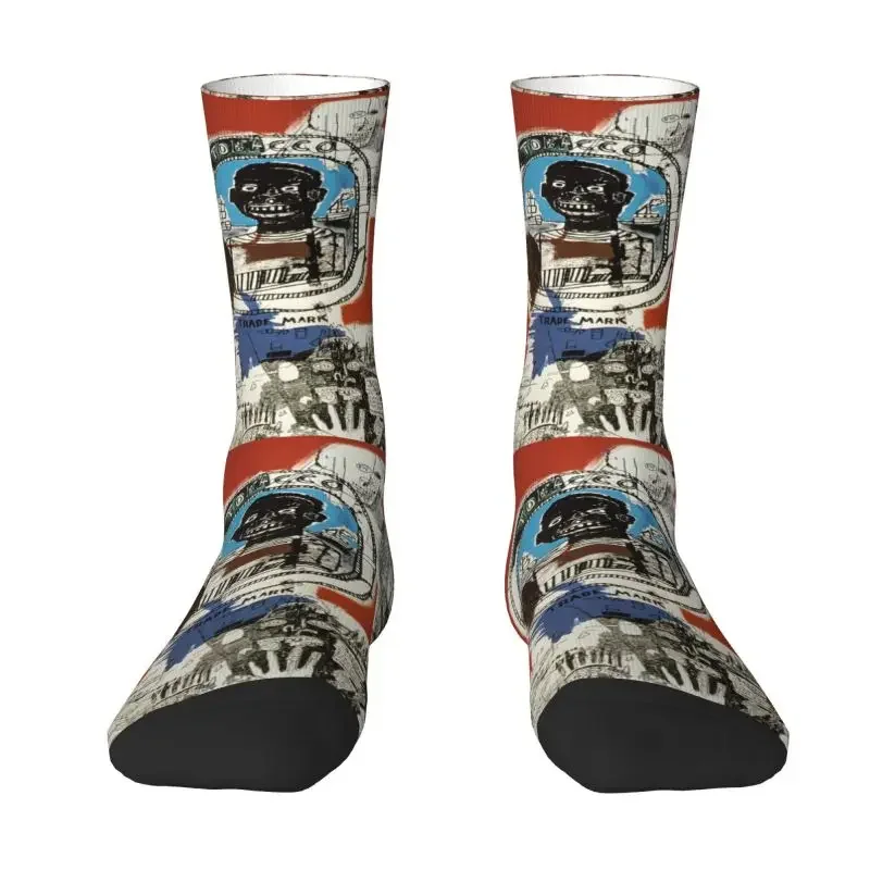 

Basquiat Ssocks Graffiti Art for men, 3D printed provoked socks, Kawaii, Unisex