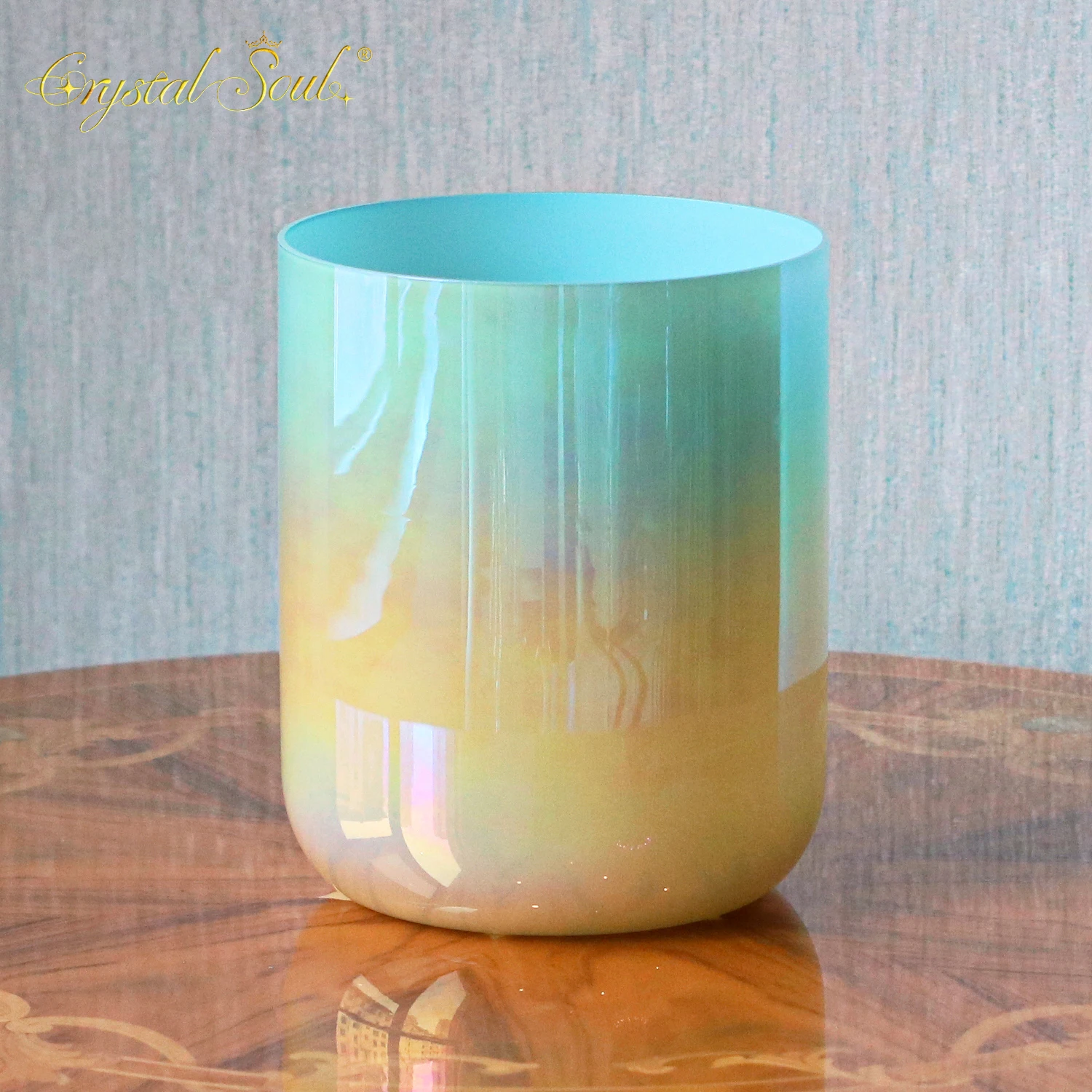 432Hz Alchemy Crystal Bowl with accessories CrystalSoul