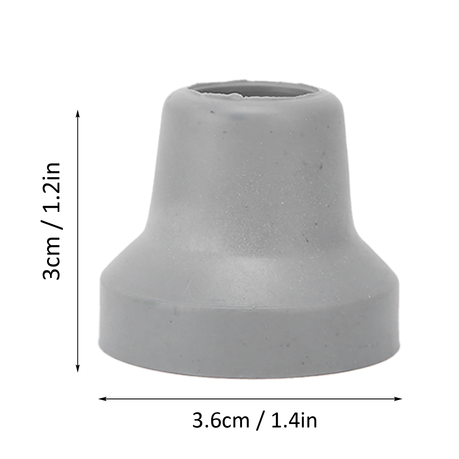 Rubber Antiskid Walking Stick Crutch Cane Bottom Pads Cane Cap Cover Protector Climbing Hiking Pole Tip 5pcs walking cane walking stick attachment crutch accessory kit