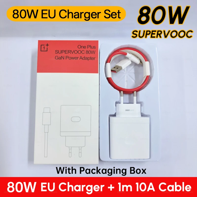 80W EU Charger Set