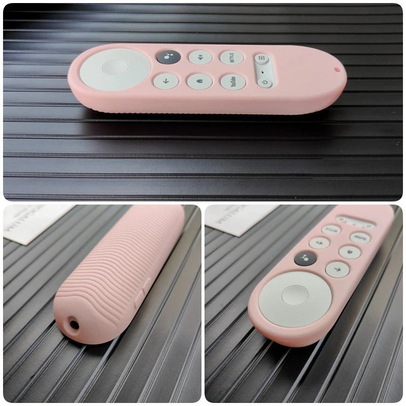 Silicone remote case Silicone remote cover Silicone remote sleeve Remote controller cover Silicone case protector Soft Silicone Case For Google Chromecast 4k Snow Remote Protective Cover Shell Non-slip For Chromecast Smart TV Remote