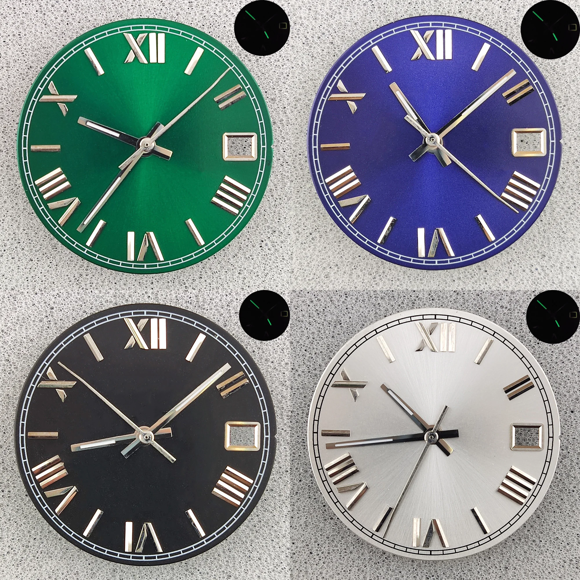 

28.5mm Roman nail dial suitable for NH35 movement 39mm/39mm/40mm case suitable for dial watch accessories