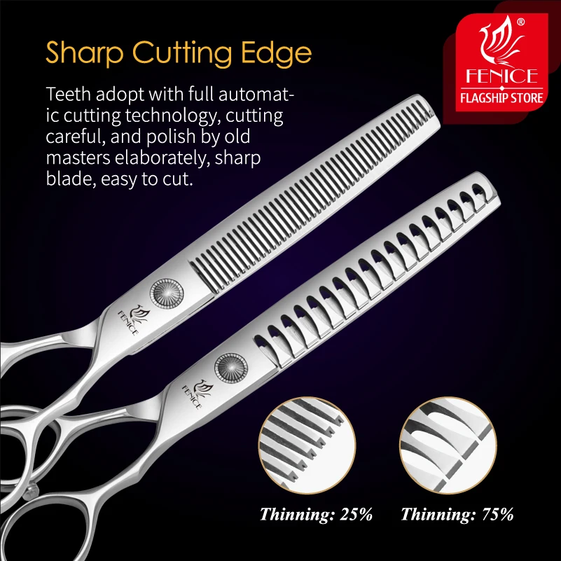 Dog Grooming Scissors 6/6.5/7/7.5 inch Pet Grooming Scissors For Pet Groomers Household Use