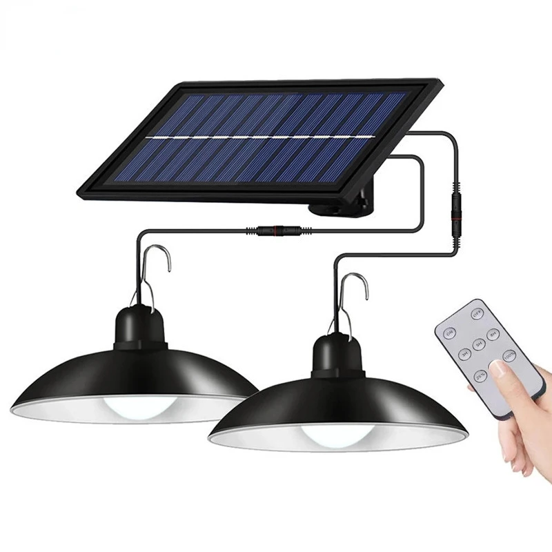 

Solar Pendant Light Waterproof LEDOutdoor Solar Light Patio Pendant Light Camping Light Indoor Pendant Light with Remote Control
