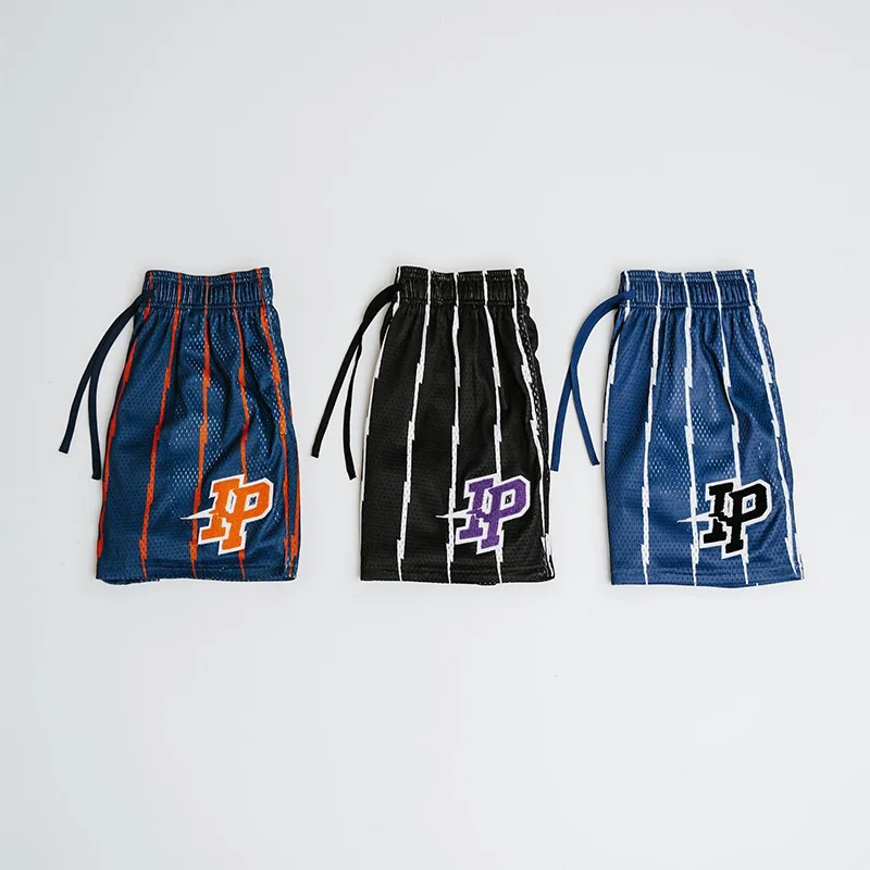 Summer IP shorts casual fashion mesh quick drying  trend basketball sports men's mesh breathable shorts