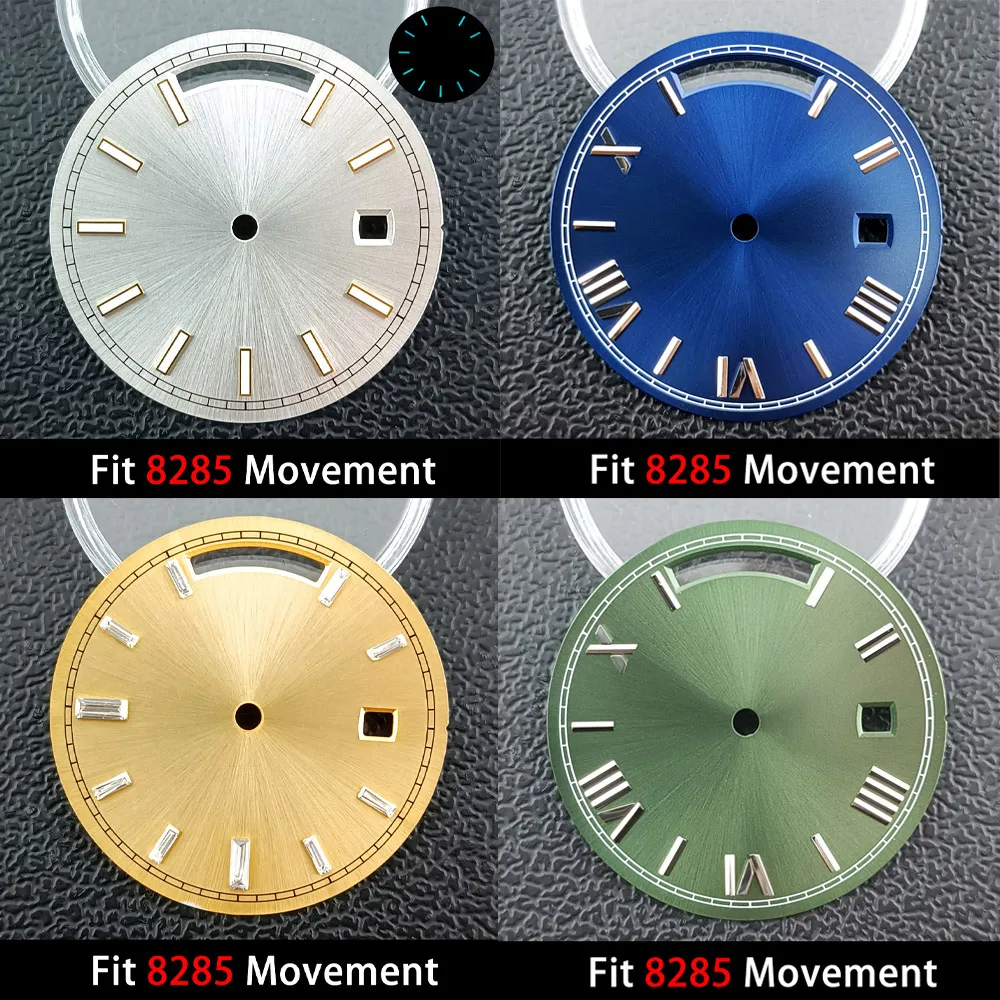 31MM diameter Roman display without numbers fit 8285 movement dial ...