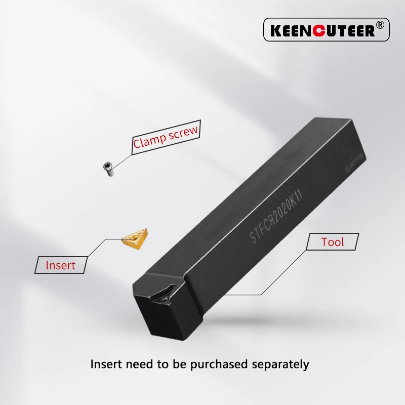 STFCR1010 STFCR1212 STFCR1616 STFCR2020 STFCR2525 외부 선삭 공구 STFCR STFCL 선반 바 터닝 홀더 CNC 커터 바