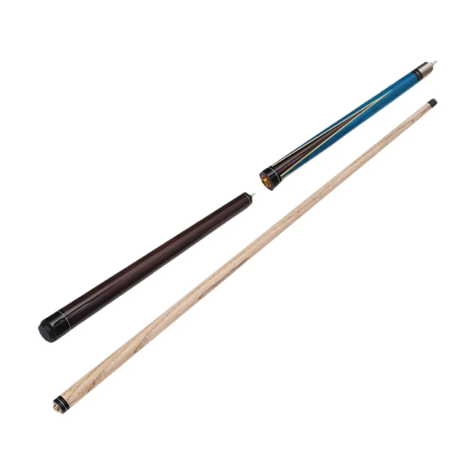 Wooden Billiard Cue Billiard Pool Cue Three Section Segmented 56inch Pool Stick Break Jump for House Game Bar Adult