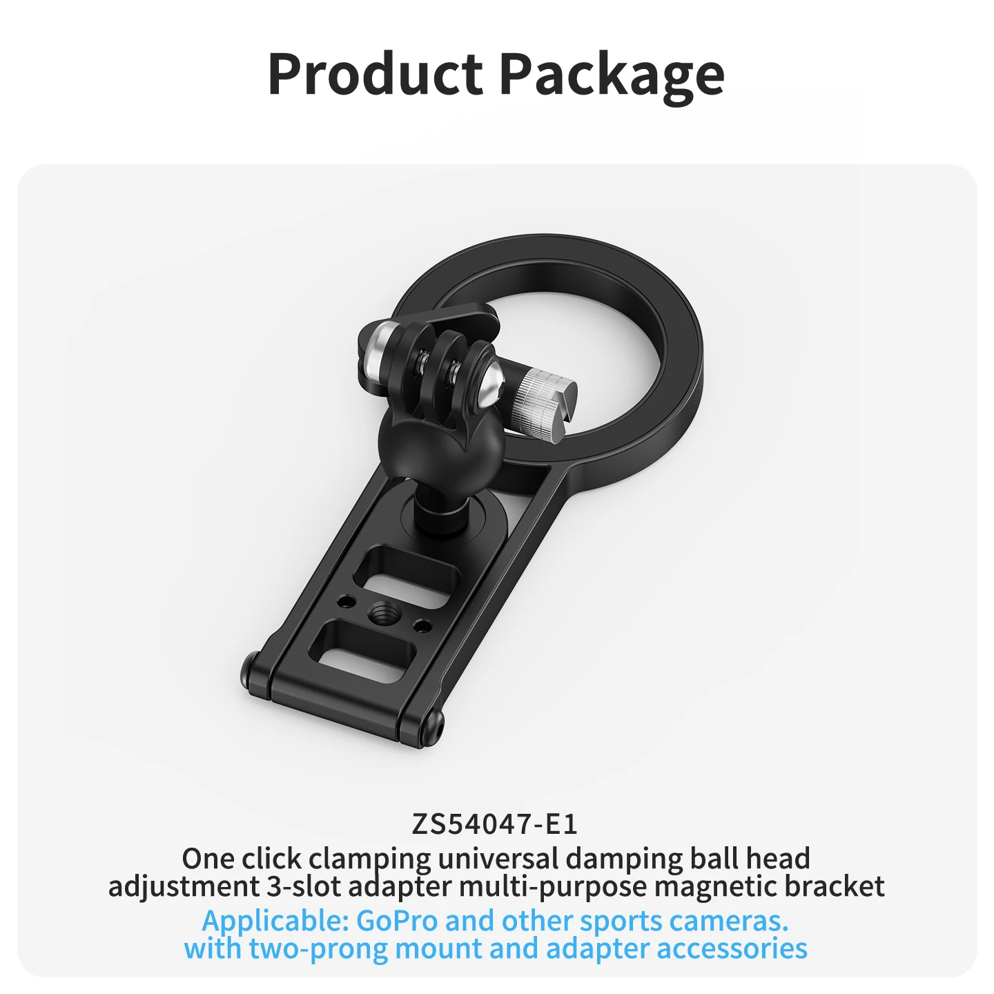 Doppelseitige Magnetische Halterung 1/4 Stativadapter für GoPro DJI Action Insta360 Go X5 Kamera für iPhone Huawei Schnellwechsel-Halterung – Detail 26