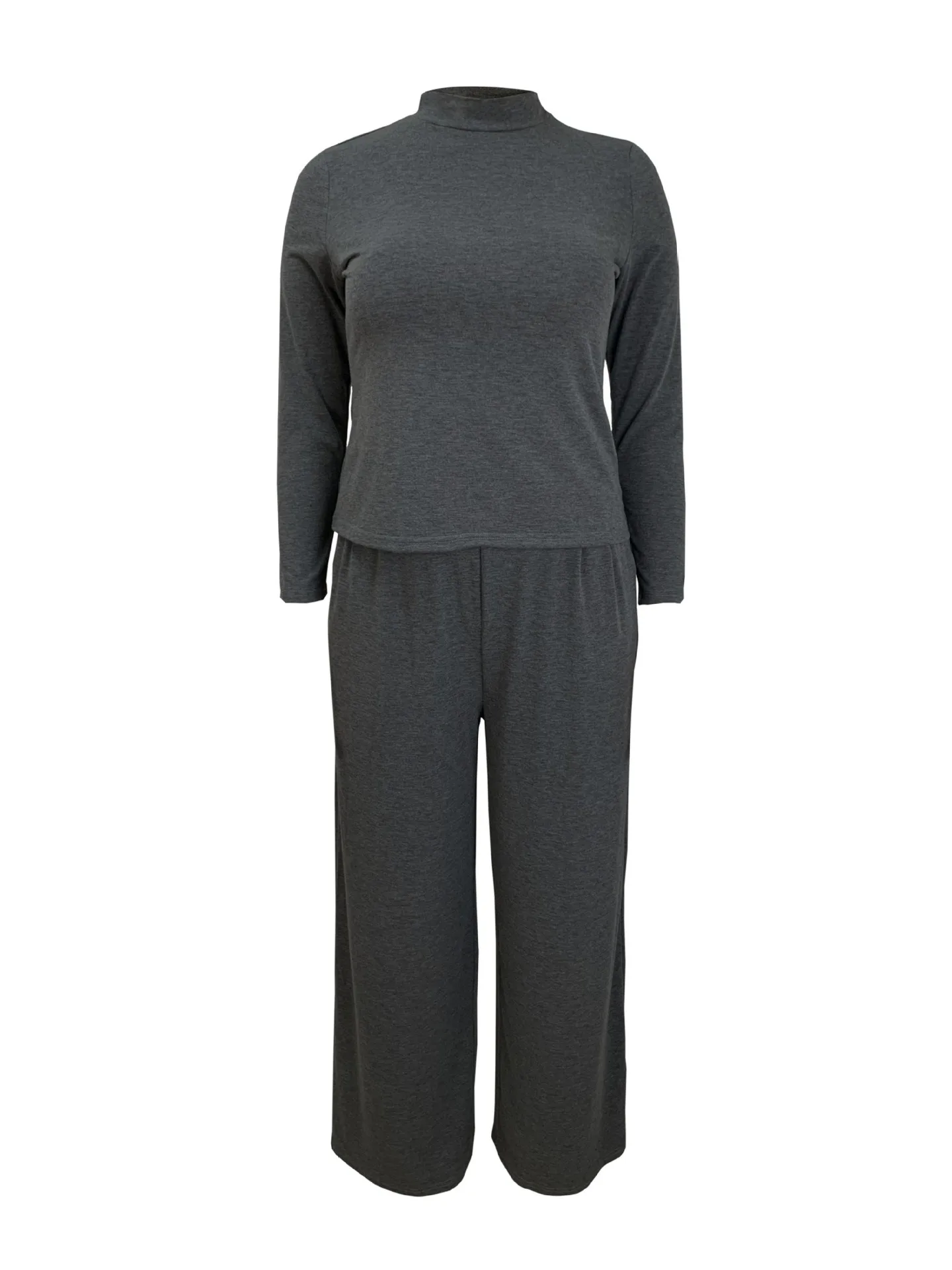 Wmstar Two Piece Sets Wholesale Top and Pants Matching Suit Solid Color Elegant Super Elastic Slimming Perfect Drop Shopping