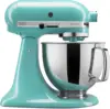 Artisan Series 5 Quart Tilt Head Stand Mixer with Pouring Shield KSM150PS, Removable bowl, Aqua Sky 1
