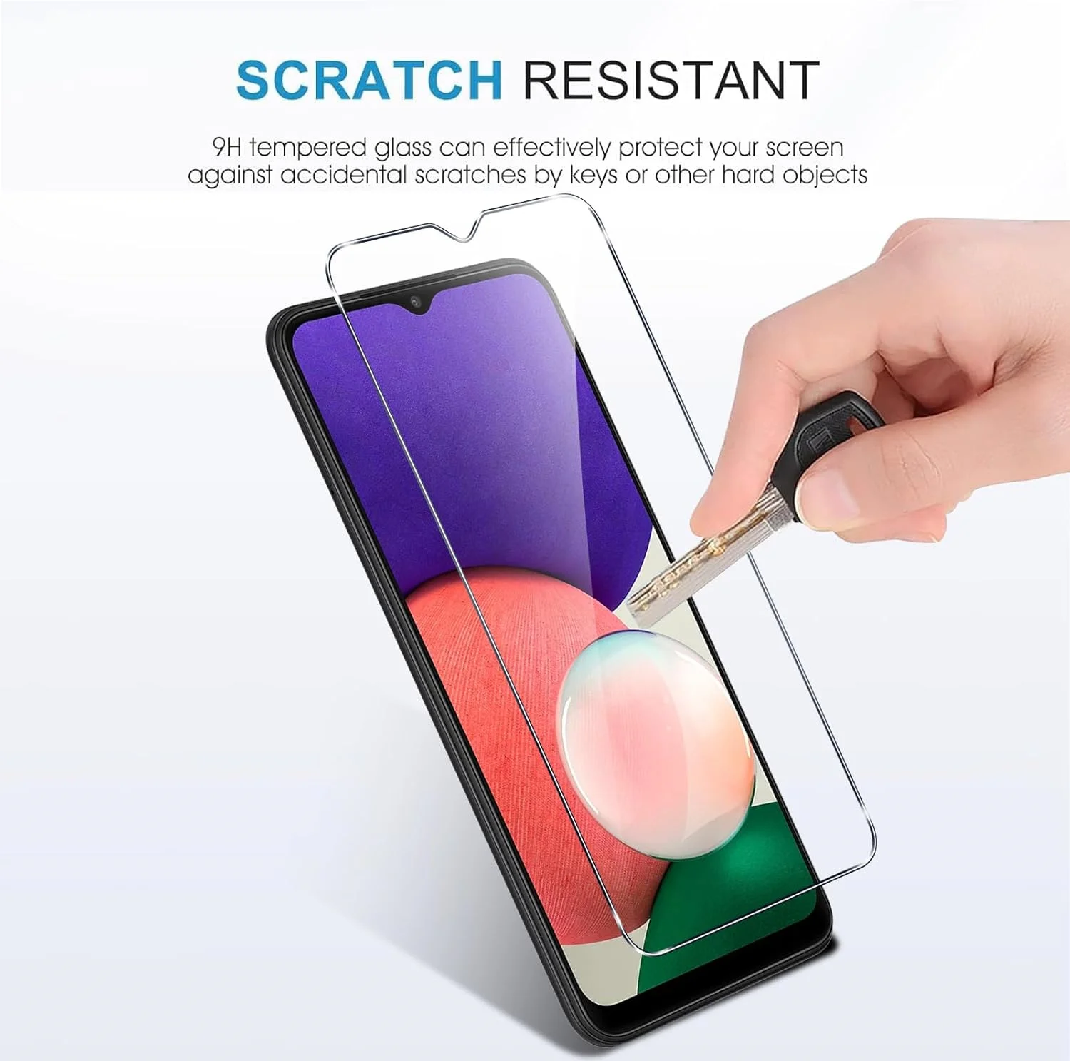 High-Definition Anti-Drop Tempered Glass Screen Protector, 6.6 Inch