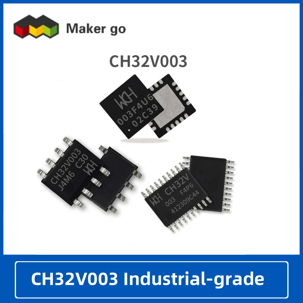 CH32V003 industrial-grade 10pcs/lot MCU RISC-V2A single-wire řadový debug rozhraní systém frekvence 48mhz