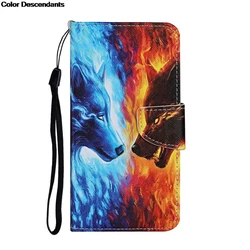 Fashionable Leather Flip Wallet Phone Case with Card Holder and Cartoon Design - Redmi Note 13 4G (1)