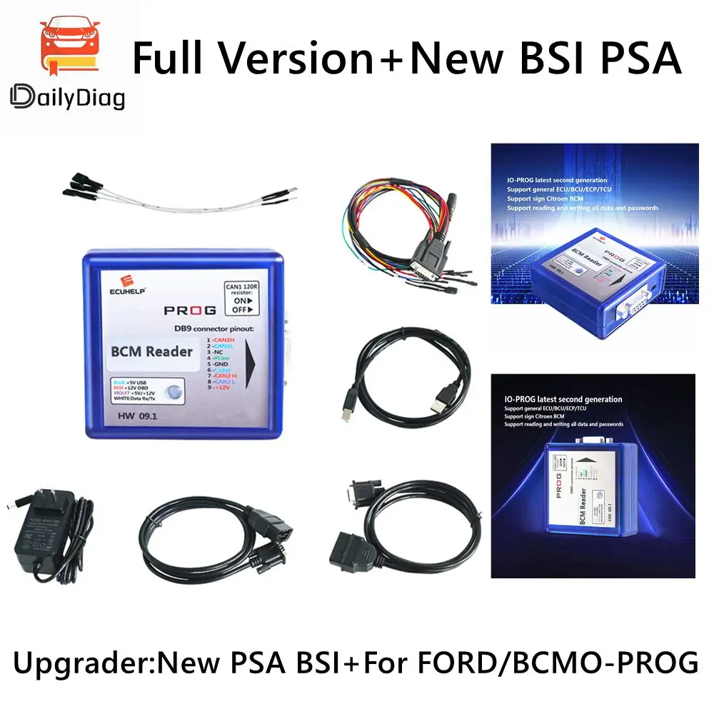 Nuova Versione Per Psa Bsi Full Io Prog Version Programmatore Terminale Licenza Completa Io/Prog Per Gm/Opel Iotaler Con Ecutcmbmeps