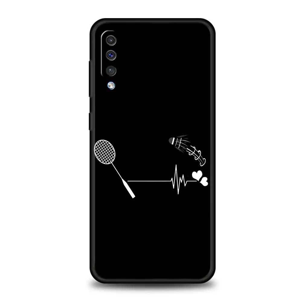Badminton-Themed Protective Phone Cover
