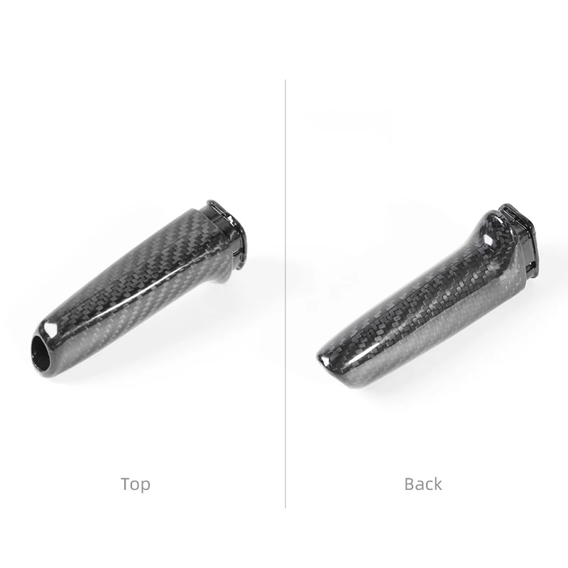 Hand Brake Cover For BMW E90 E60 F30 F34 E84 E92 F10 F20 F35 E70 F32 X1 X3 X5 Real Carbon Fiber/ABS Handbrake Trim Cover Car Interior Accessories hand brake cover car interior accessories