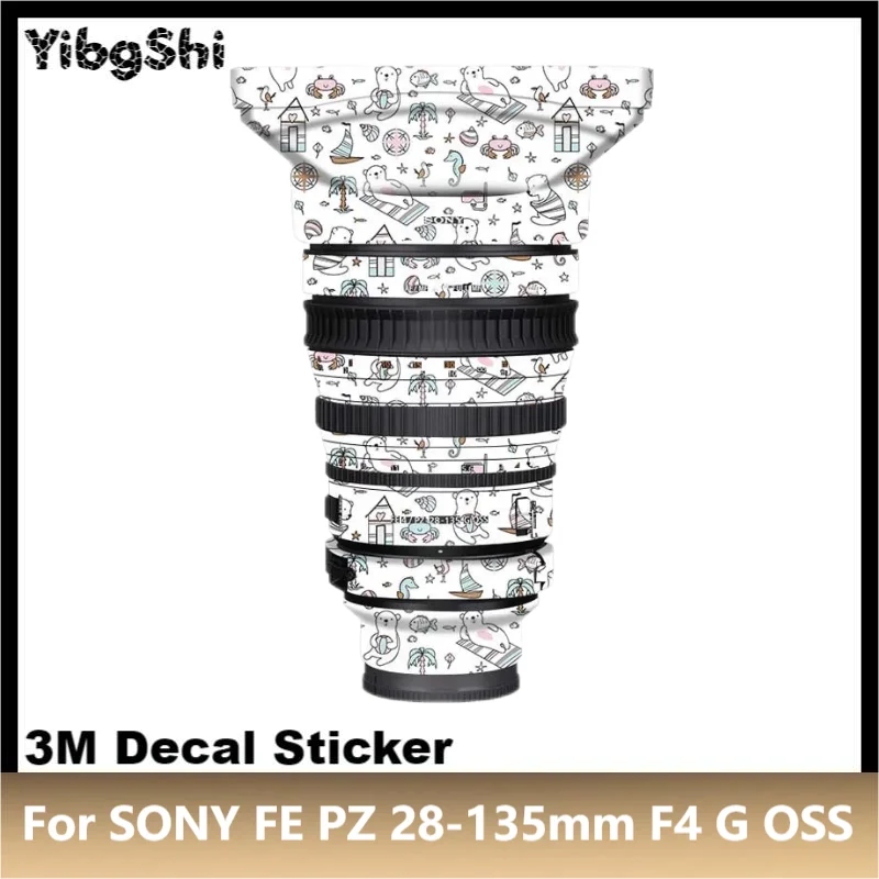 

For SONY FE PZ 28-135mm F4 G OSS Lens Sticker Protective Skin Decal Film Anti-Scratch Protector Coat SELP28135G F/4 28-135