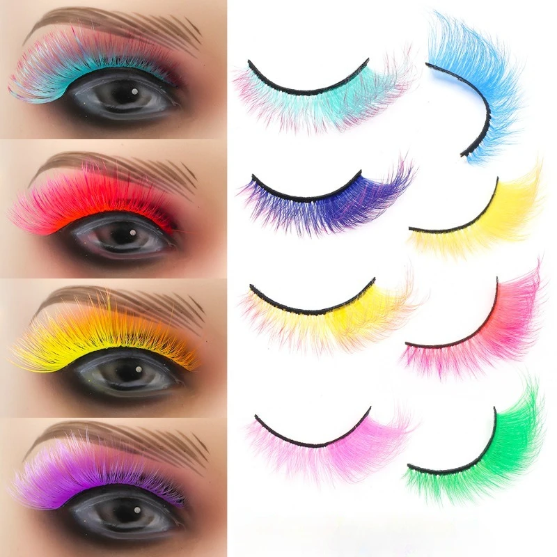 

Colored False Eyelashes, Eyelash Extension