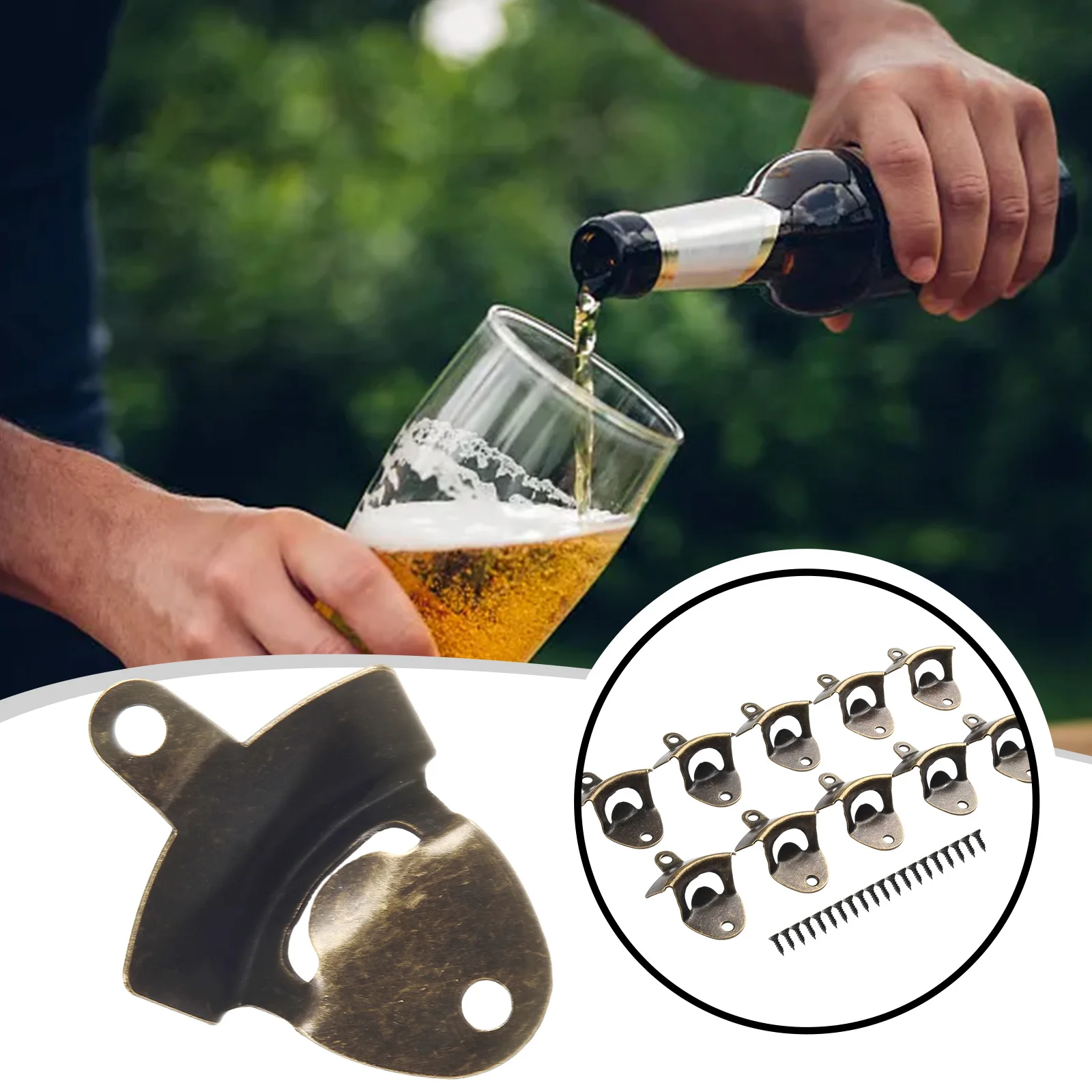 

10 шт., открывалки для бутылок из цинкового сплава